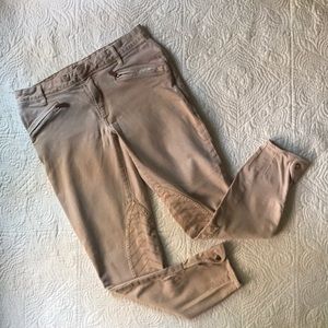 Ralph Lauren Sport Khaki Jodhpurs With Ankle Snaps